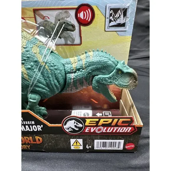 Mattel Jurassic World Chaos Theory Majungasaurus "Major" Dinosaur w/Sound New - Picture 5 of 9